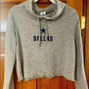 PINK Dallas Cowboys Cropped Hoodie